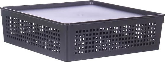 Изображение товара Корзина Полимербыт 4346405 (серый)