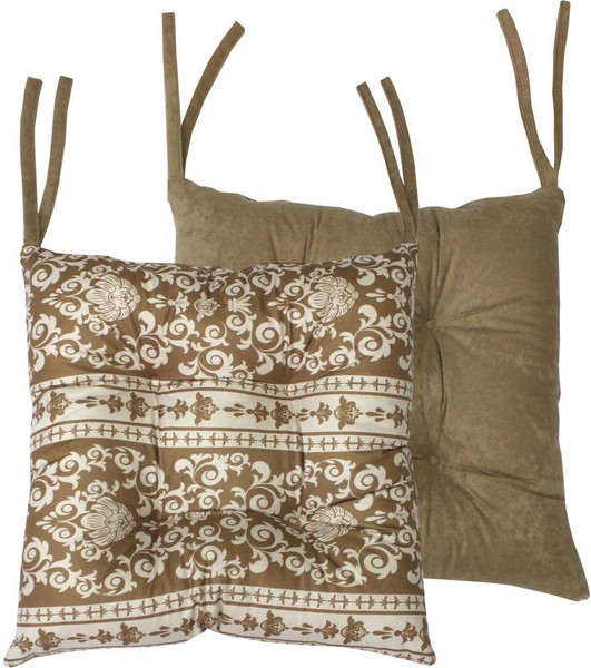 Изображение товара Подушка на стул MATEX Mix. Полосы вертикальные / 34-636 (коричневый)