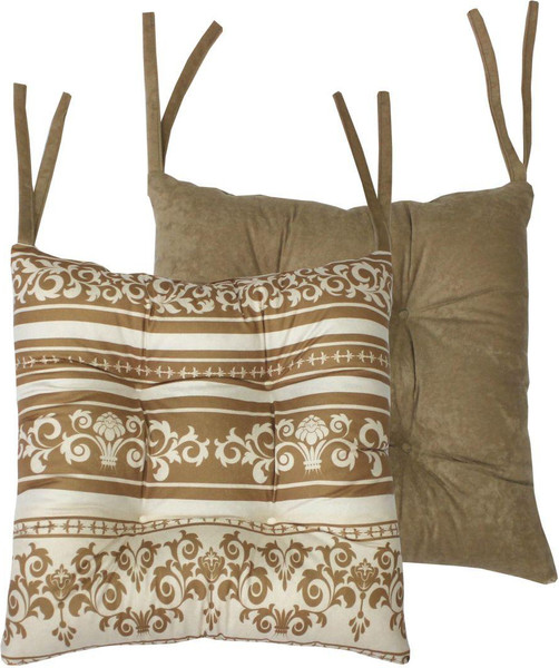 Изображение товара Подушка на стул MATEX Mix. Полосы горизонтальные / 34-643 (коричневый)