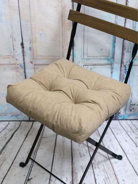 Изображение товара Подушка на стул MATEX Velours / 28-482 (кофейный)