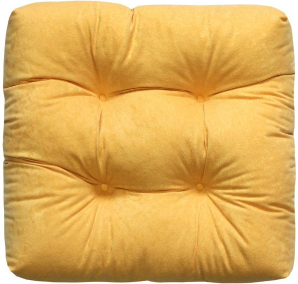 Изображение товара Подушка на стул MATEX Velours / 49-401 (горчичный)
