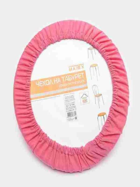 Изображение товара Подушка на стул MATEX Velours / 37-392 (светло-розовый)