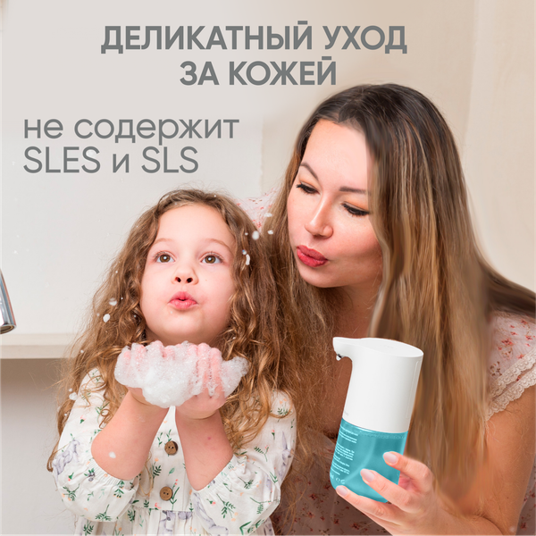 Изображение товара Мыло-пена Simpleway Для дозатора (3шт, голубой)