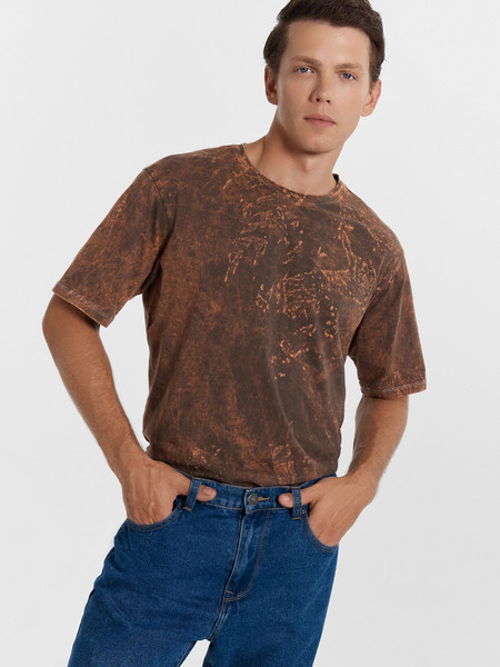 Изображение товара Футболка Mark Formelle 111925 (р.104-182/188, эйсид на кофейном)