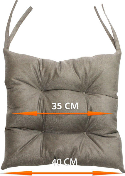 Изображение товара Подушка на стул MATEX Aria / 35-589 (светло-коричневый)