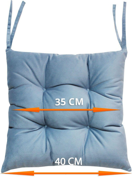 Изображение товара Подушка на стул MATEX Aria / 35-626 (светло-синий)
