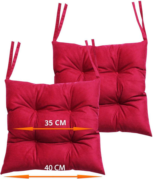 Изображение товара Подушка на стул MATEX Aria / 59-868 (бордовый)