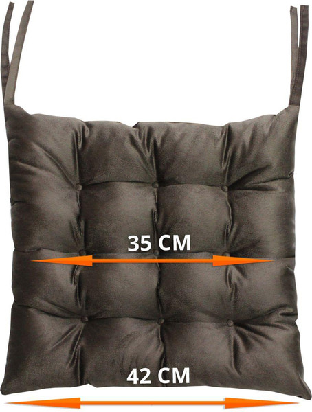 Изображение товара Подушка на стул MATEX Aria. Line / 35-381 (темно-коричневый)