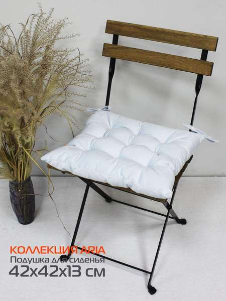 Изображение товара Подушка на стул MATEX Aria. Line / 35-398 (голубой)