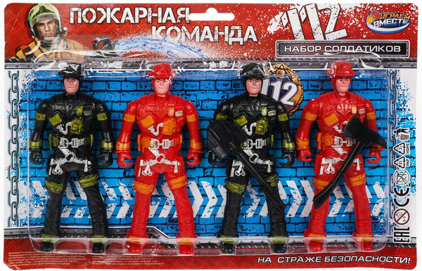 Изображение товара Набор фигурок игровых Играем вместе Набор солдатиков Пожарные / I511-H42007-R