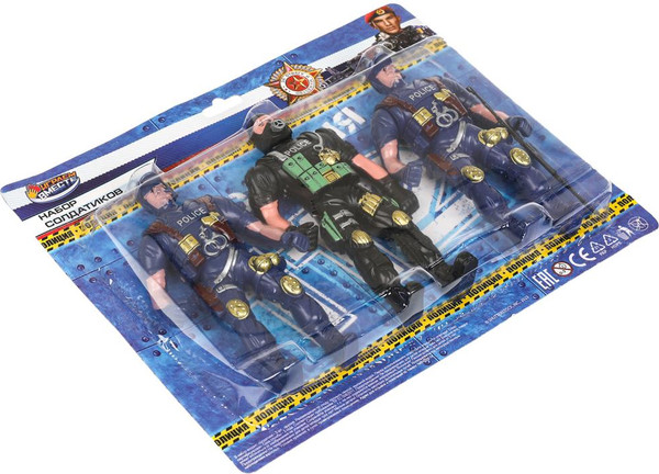 Изображение товара Набор фигурок игровых Играем вместе Набор солдатиков Полиция с оружием / I511-H42002-R