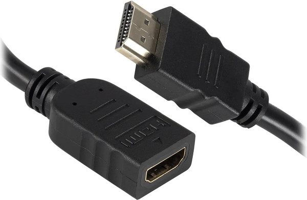 Изображение товара Кабель Buro Удлинитель аудио-видео BU-HDMI2.0-EXTND-2M (2м, черный)