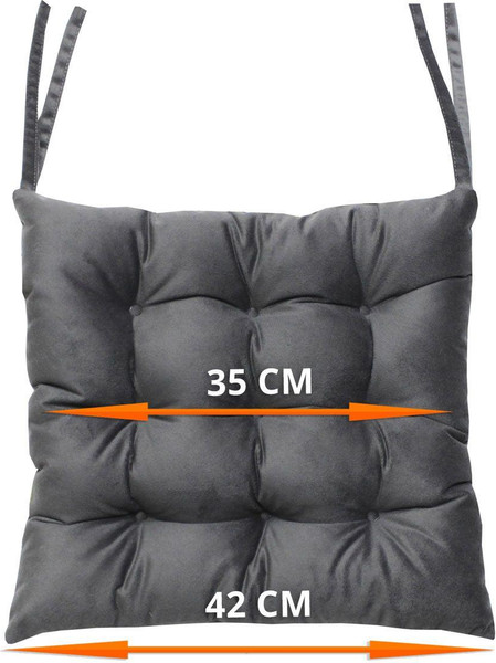 Изображение товара Подушка на стул MATEX Aria. Line / 57-727 (темно-серый)