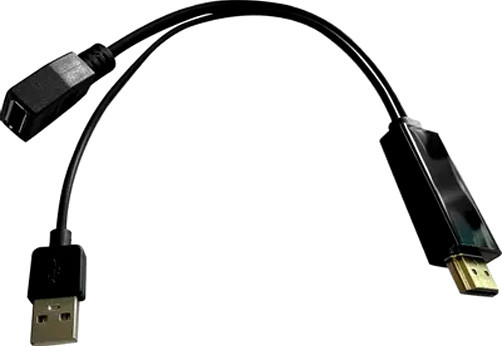 Изображение товара Кабель/переходник Buro BU-HDMI(M)-DP(F) (черный)
