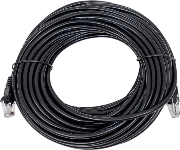 Изображение товара Кабель Buro UTP 4 пары Cat5E CCA Molded RJ-45 (m)-RJ-45 m (15м, черный)