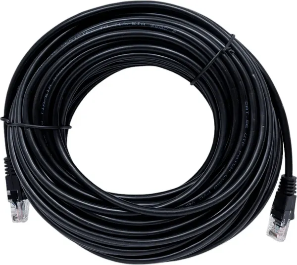 Изображение товара Кабель Buro UTP 4 пары Cat5E CCA Molded RJ-45 (m)-RJ-45 m (15м, черный)