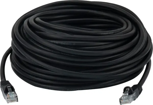 Изображение товара Кабель Buro UTP 4 пары Cat5E CCA Molded RJ-45 (m)-RJ-45 m (20м, черный)