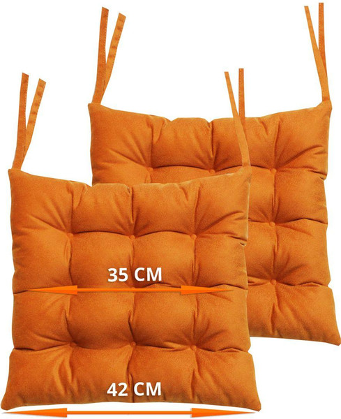 Изображение товара Подушка на стул MATEX Aria / 60-109 (темно-оранжевый)