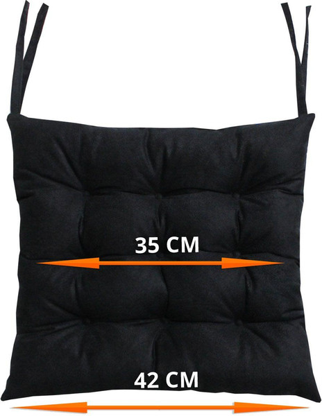 Изображение товара Подушка на стул MATEX Aria / 60-147 (черный)