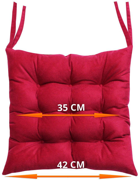 Изображение товара Подушка на стул MATEX Aria / 60-154 (бордовый)