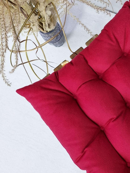 Изображение товара Подушка на стул MATEX Aria / 60-154 (бордовый)