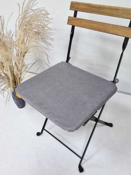 Изображение товара Подушка на стул MATEX Aria / 57-789 (темно-серый)