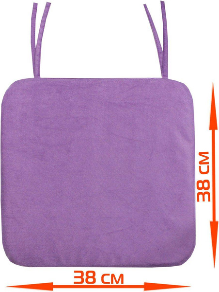 Изображение товара Подушка на стул MATEX Aria / 60-406 (сиреневый)