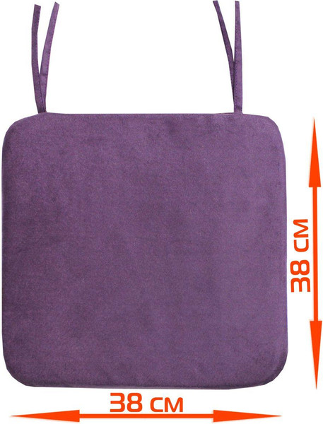 Изображение товара Подушка на стул MATEX Aria / 60-413 (темно-фиолетовый)