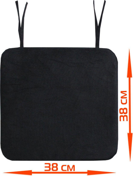 Изображение товара Подушка на стул MATEX Aria / 60-420 (черный)