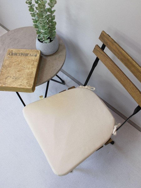 Изображение товара Подушка на стул MATEX Aria / 57-796 (молочный)