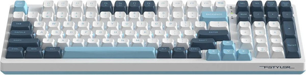 Изображение товара Клавиатура A4Tech Fstyler FS300 (белый/синий)