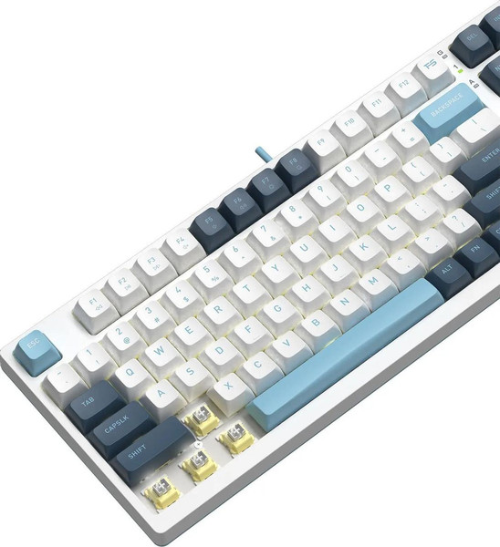 Изображение товара Клавиатура A4Tech Fstyler FS300 (белый/синий)