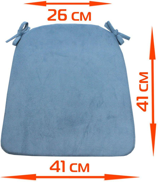 Изображение товара Подушка на стул MATEX Aria / 35-558 (светло-синий)