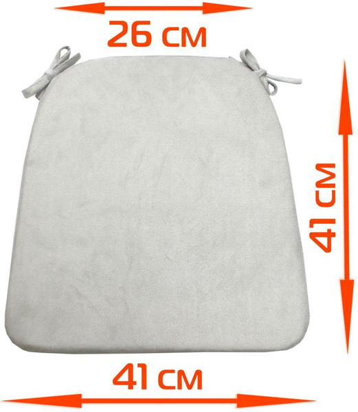 Изображение товара Подушка на стул MATEX Aria / 35-565 (светло-серый)