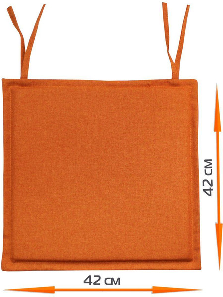 Изображение товара Подушка на стул MATEX Фьюжн. Line / 44-413 (паприка)