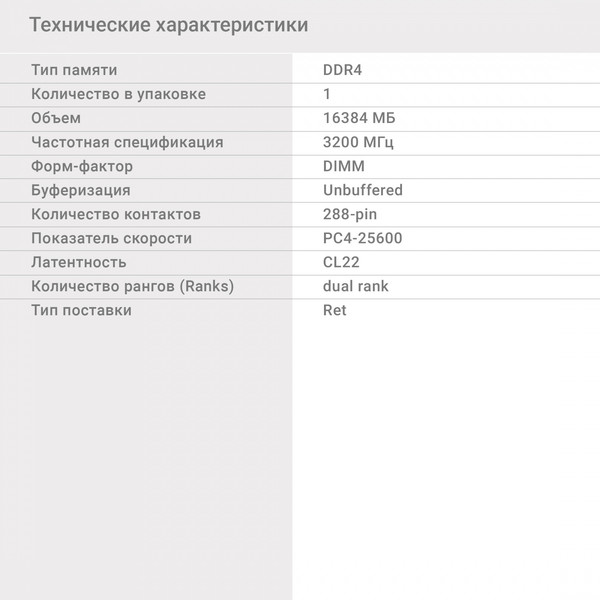 Изображение товара Оперативная память DDR4 Digma DGMAD43200016D