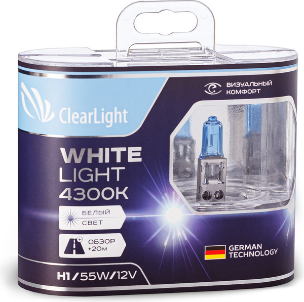 Изображение товара Комплект автомобильных ламп ClearLight MLH1WL (2шт)