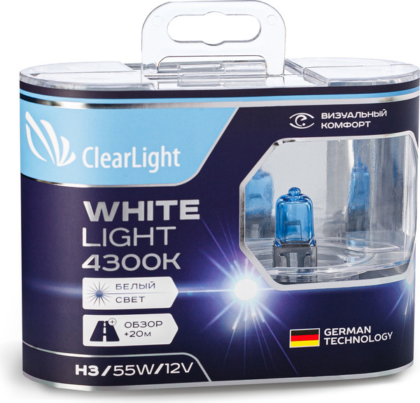Изображение товара Комплект автомобильных ламп ClearLight MLH3WL (2шт)