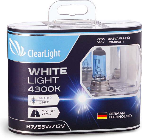 Изображение товара Комплект автомобильных ламп ClearLight MLH7WL (2шт)