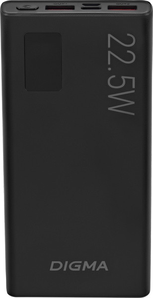 Изображение товара Портативное зарядное устройство Digma DGPF10A 10000mAh / DGPF10A22PBK