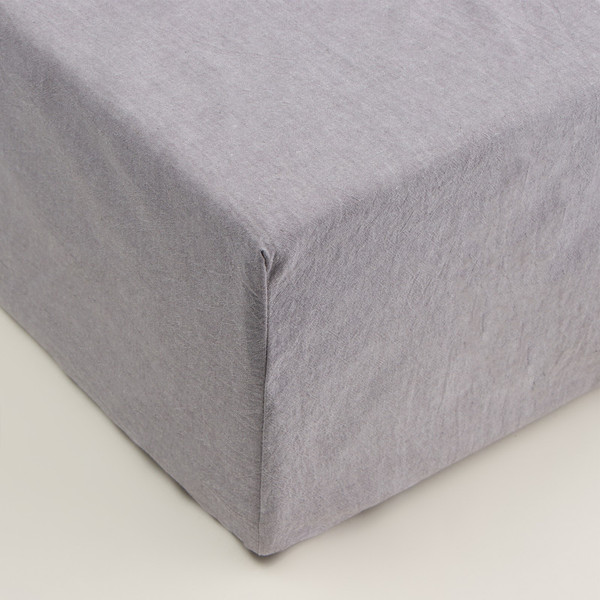 Изображение товара Простыня Sima-Land Home Деним на резинке 180x200 / 10245466 (серый)
