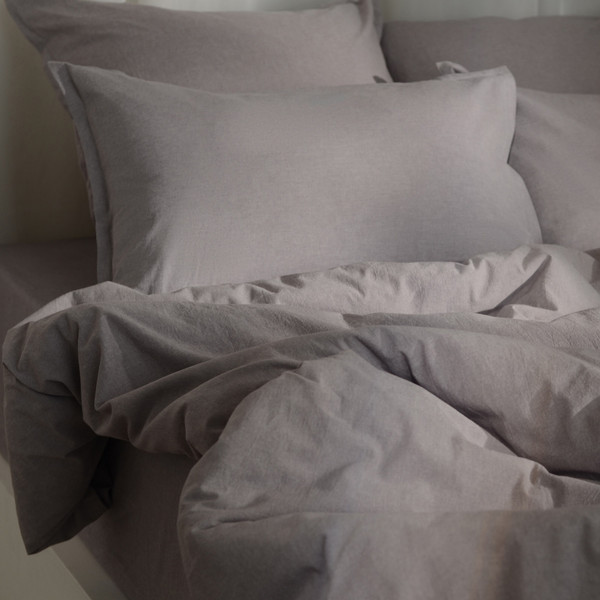 Изображение товара Простыня Sima-Land Home Деним на резинке 180x200 / 10245466 (серый)