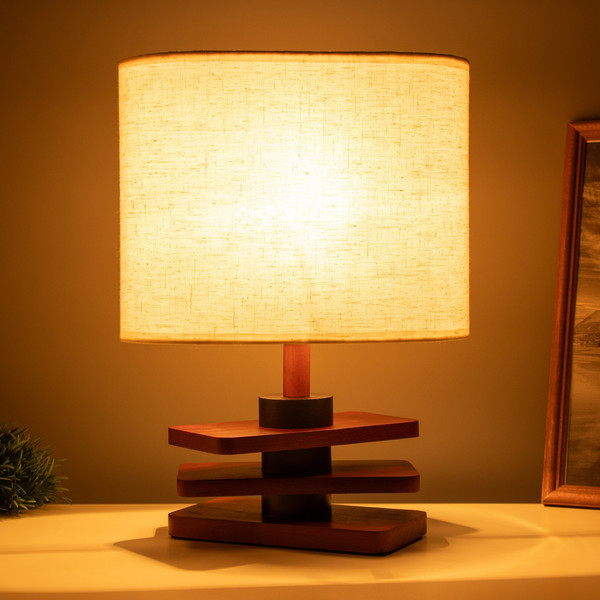 Изображение товара Прикроватная лампа Risalux Картер 10613739 (орех красный)