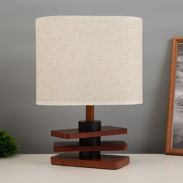 Изображение товара Прикроватная лампа Risalux Картер 10613739 (орех красный)