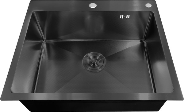 Изображение товара Мойка кухонная Asteria A6050NB-D (черный декор)