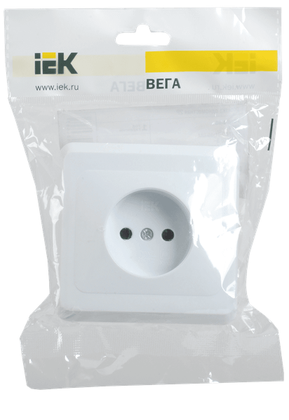 Изображение товара Розетка IEK Вега ERV10-K01-10-DM (белый)