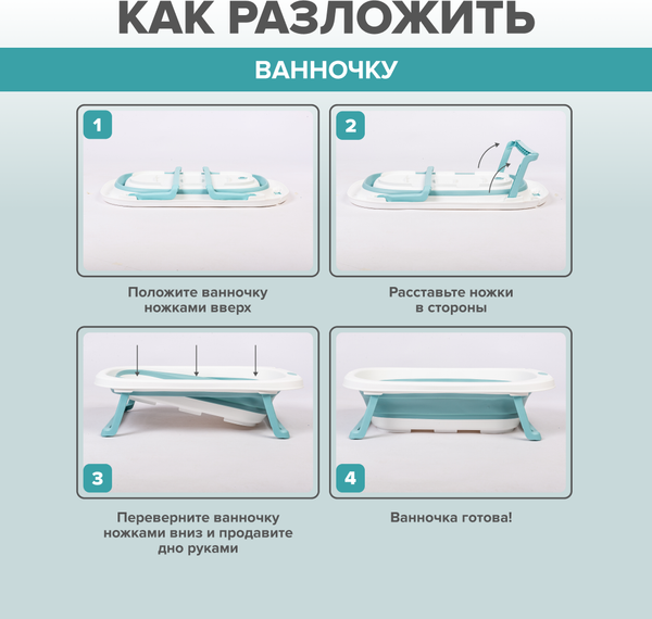 Изображение товара Ванночка детская Solmax&Kids SM90519 (синий)