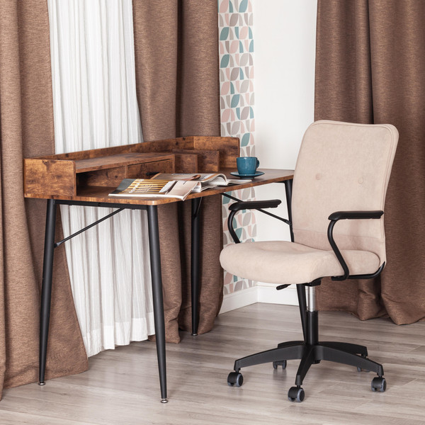 Изображение товара Кресло офисное Tetchair Wind флок (бежевый)