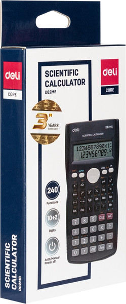 Изображение товара Калькулятор Deli D82MS (синий)