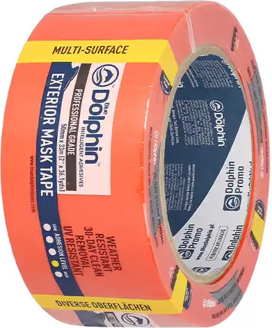 Изображение товара Лента малярная Blue Dolphin 02-2-01-EN / MT-PE O (50ммx33м)